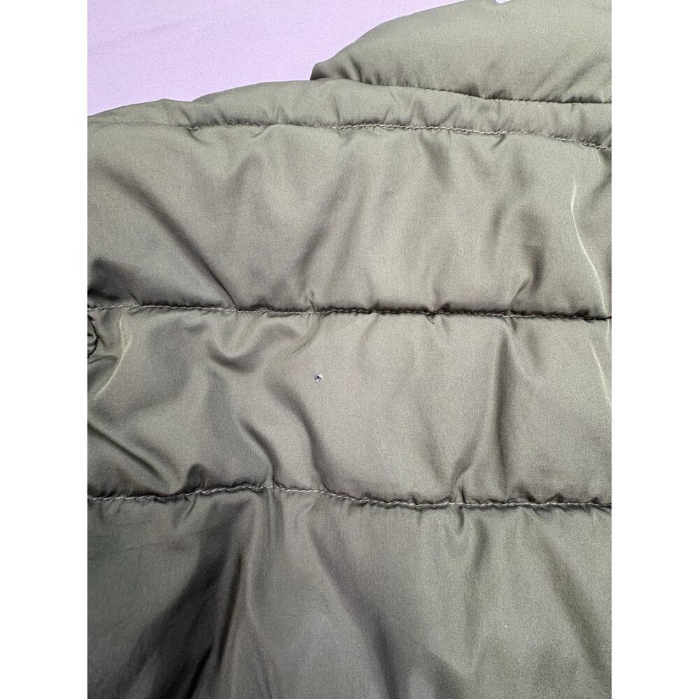 Children’s Place Green Puffer Coat SZ 5/6 Unisex + Purple CC Beanie Kids Bundle - Picture 5 of 14